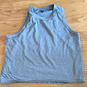 Gray Sleeveless Tank Top